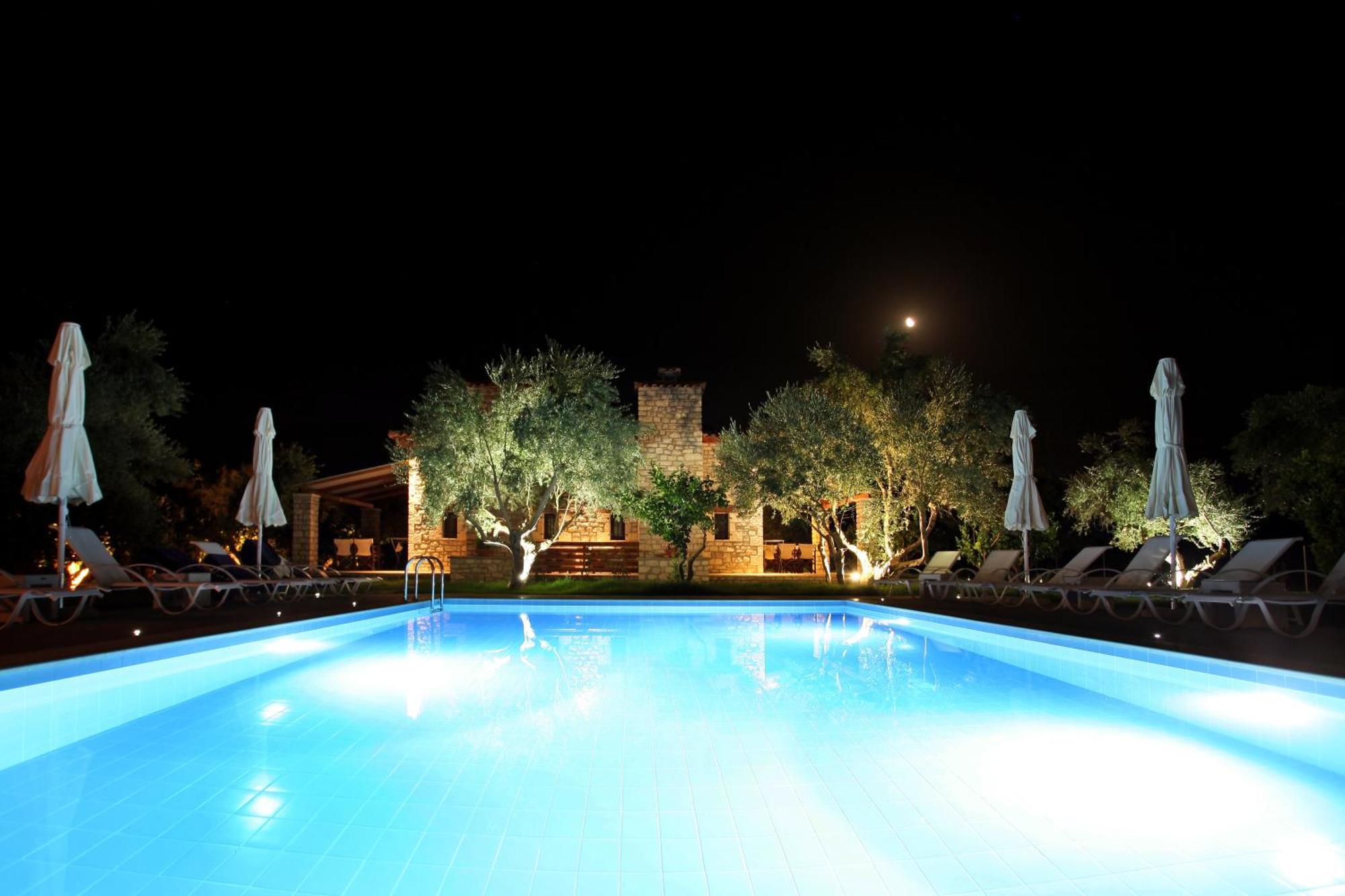 Asfendamos Villa Zacharo Bagian luar foto