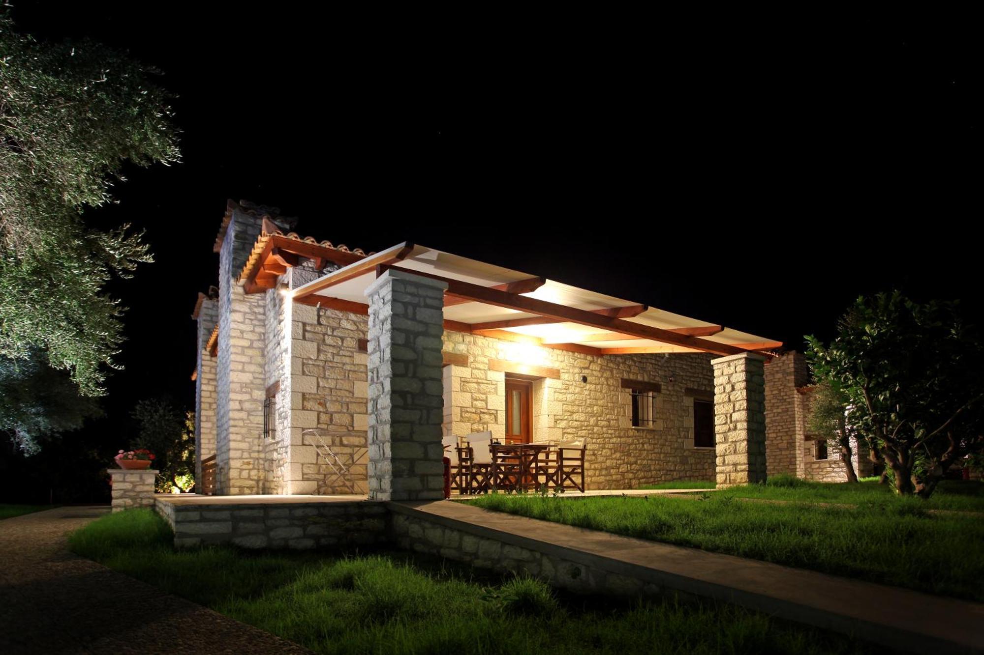 Asfendamos Villa Zacharo Bagian luar foto