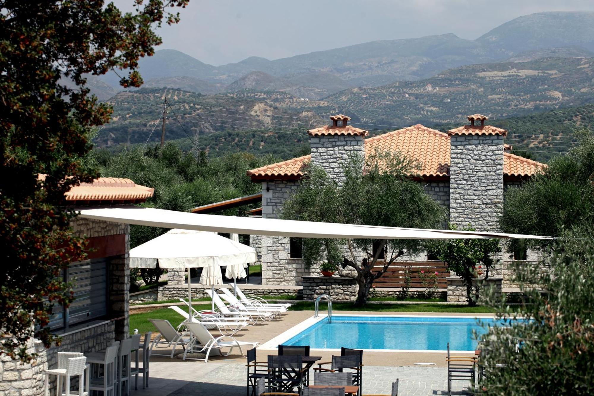Asfendamos Villa Zacharo Bagian luar foto