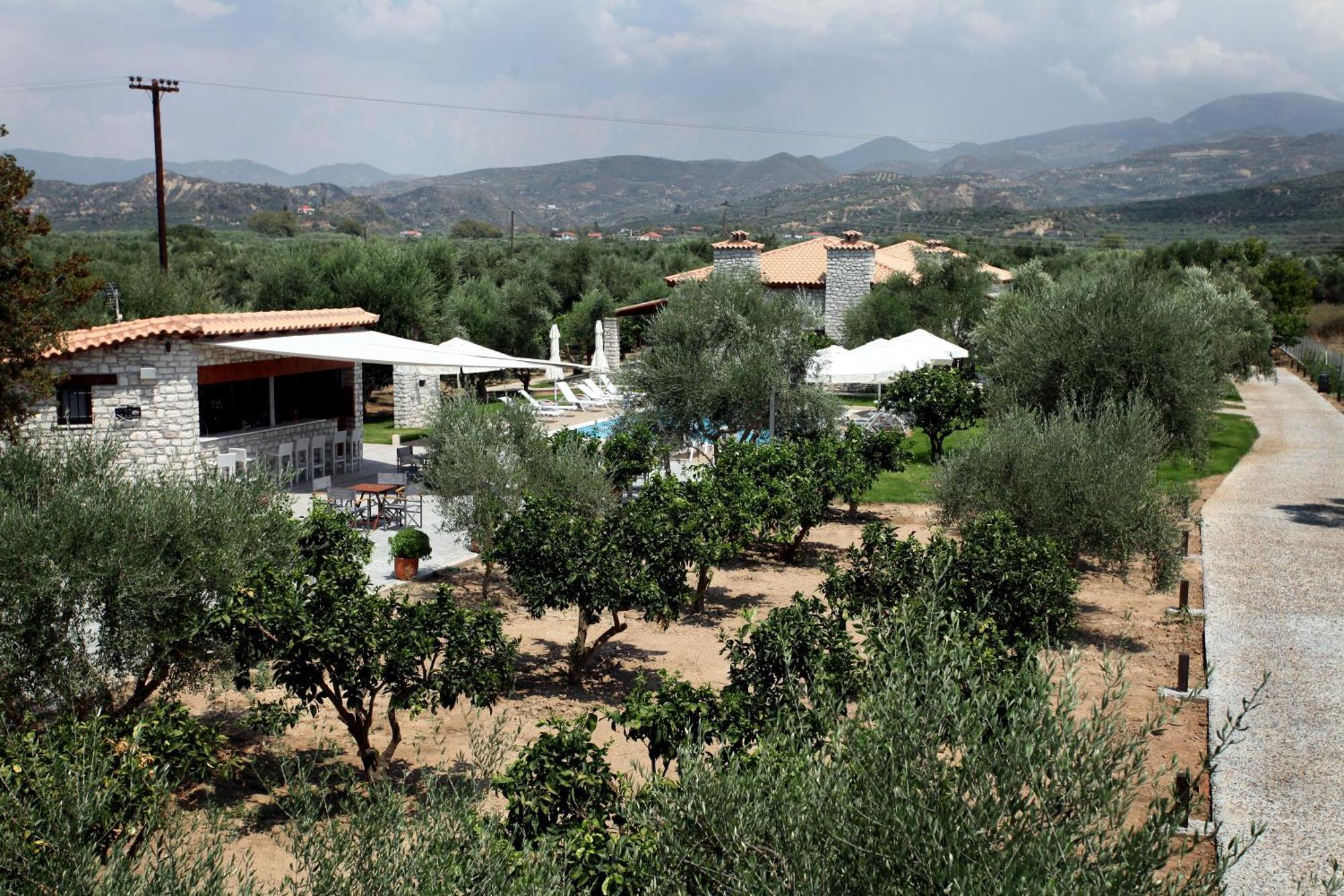 Asfendamos Villa Zacharo Bagian luar foto